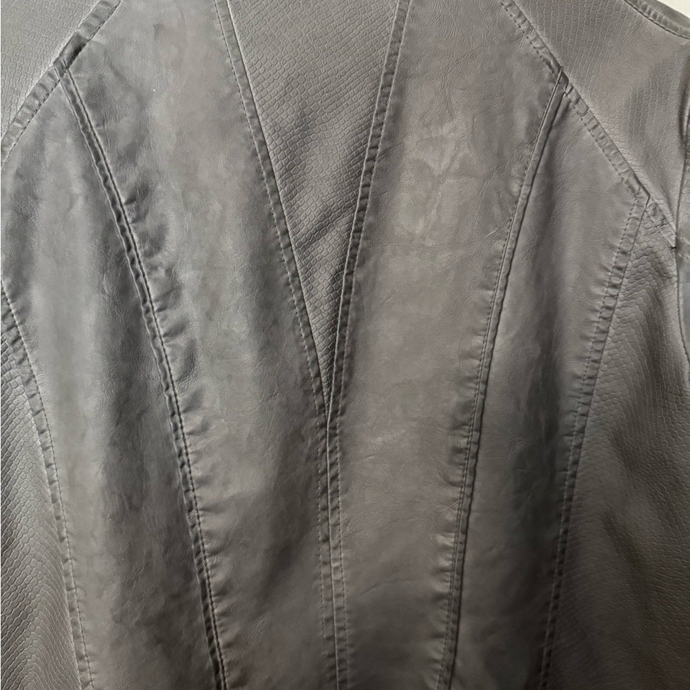 dressbarn Gray Bomber Jacket - Picture 12 of 13